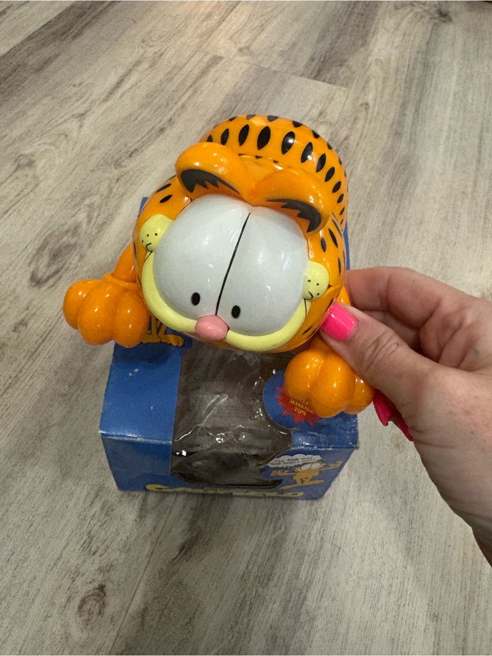 NIB Vintage Pollenex Garfield Hand Held Massager Collectible - Picture 3 of 5